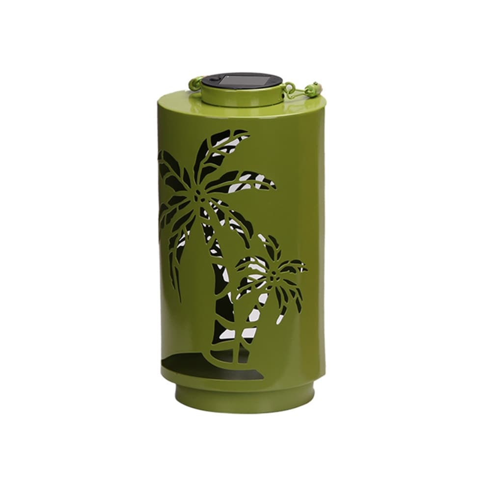 slide 1 of 1, HD Designs Outdoors Metal Solar Accent - Light Green, 1 ct