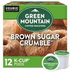 Green Mountain Coffee Roasters Brown Sugar Crumble Keurig Single-Serve K-Cup pods, Medium Roast Coffee, 12 Count