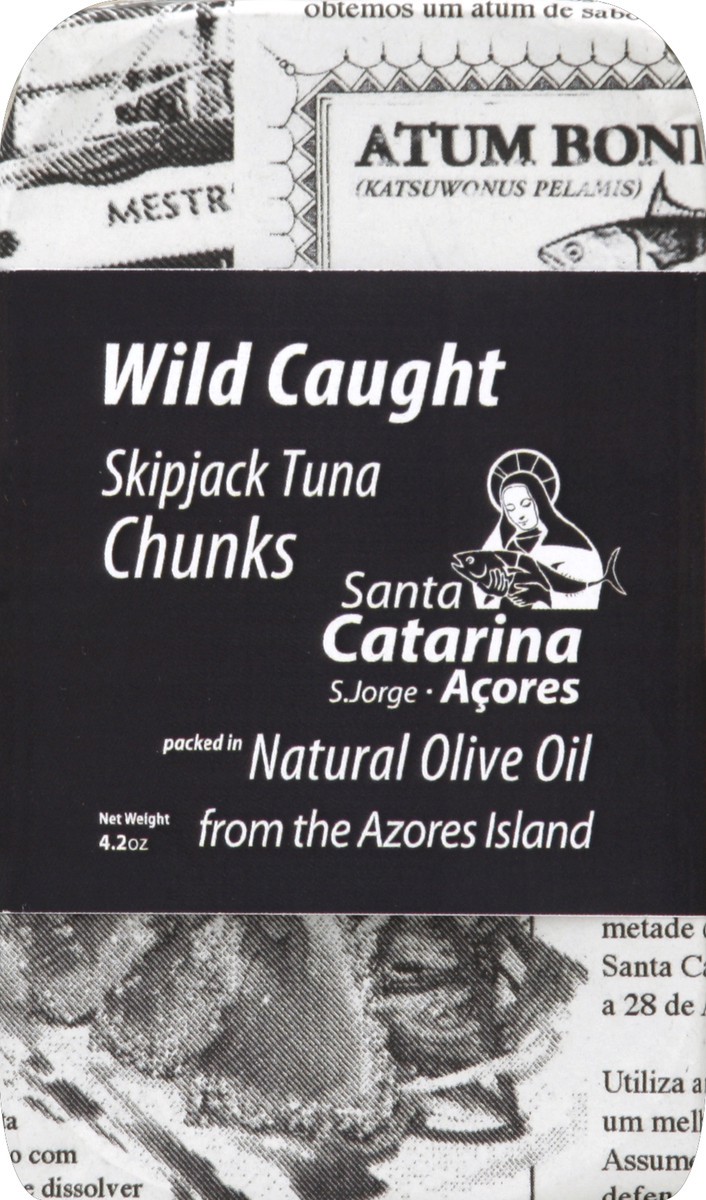 slide 4 of 4, Santa Catarina Tuna Chunks In Natural Olive Oil, 4.2 oz