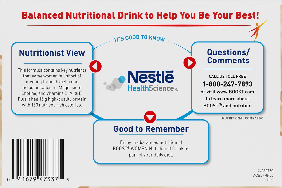 slide 4 of 9, Boost Very Vanilla Calorie Smart Nutritional Drink - 6 ct; 8 fl oz, 6 ct; 8 fl oz