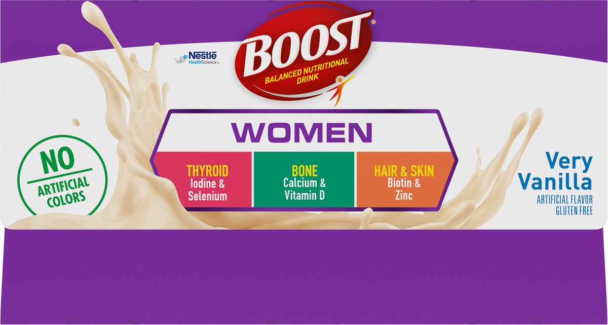 slide 7 of 9, Boost Very Vanilla Calorie Smart Nutritional Drink - 6 ct; 8 fl oz, 6 ct; 8 fl oz