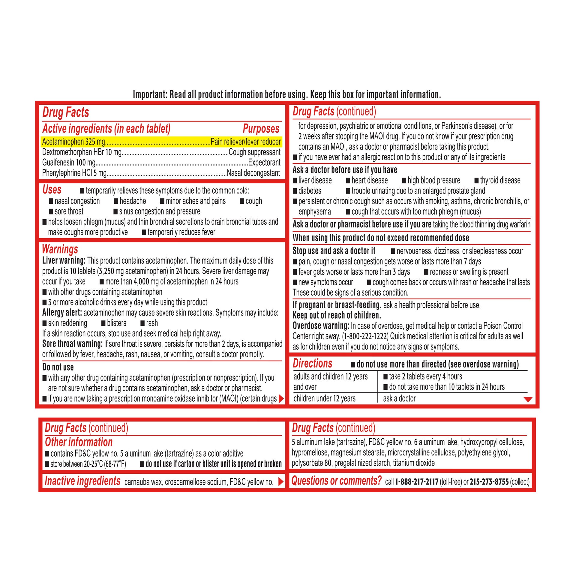 slide 7 of 10, Sudafed PE Head Congestion + Flu Severe Tablets for Adults - 24ct, 24 ct