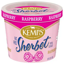 Kemps Fat Free Raspberry Sherbet 54 fl oz
