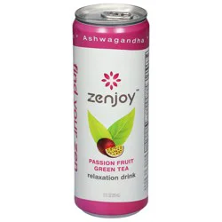 Zenjoy Passion Fruit Green Tea Relaxation Drink 12 fl oz