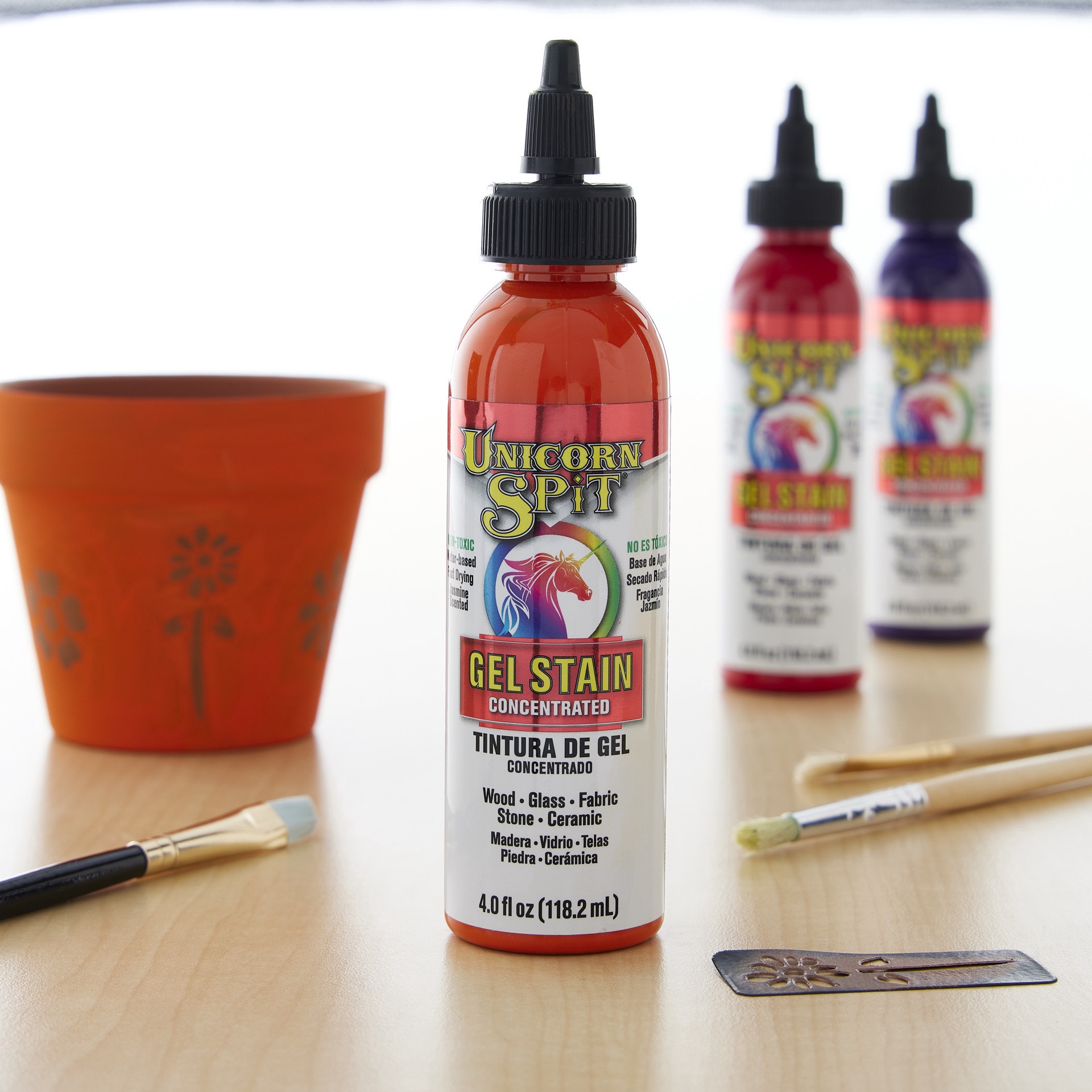 slide 2 of 2, Eclectic Products Unicorn Spit Gel Stain & Glaze, 4oz., 4 oz