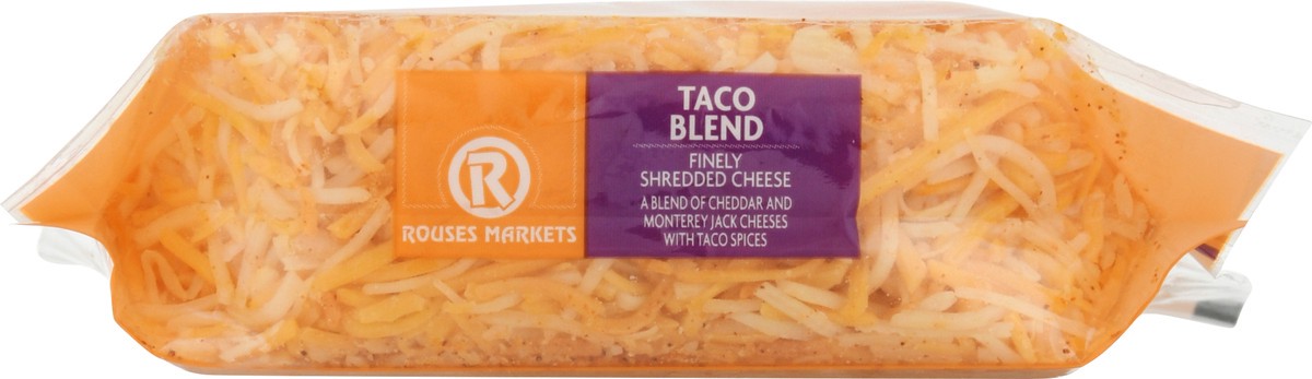 slide 7 of 14, Rouses Markets Taco Blend Finely Shredded Cheese 8 oz, 8 oz