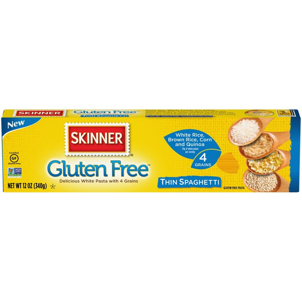 slide 1 of 8, Skinner Gluten Free Thin Spaghetti, 12 oz