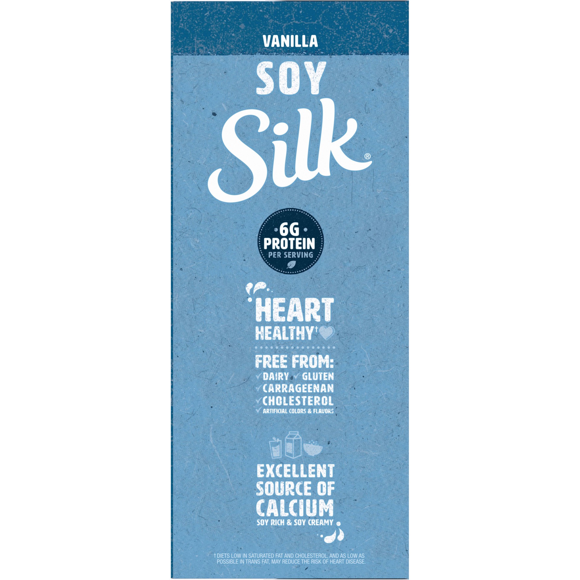 slide 5 of 5, Silk Soy Milk, Vanilla, Dairy-Free, Vegan, Non-GMO Project Verified, Half Gallon, 2 Pack, 2 ct; 64 fl oz