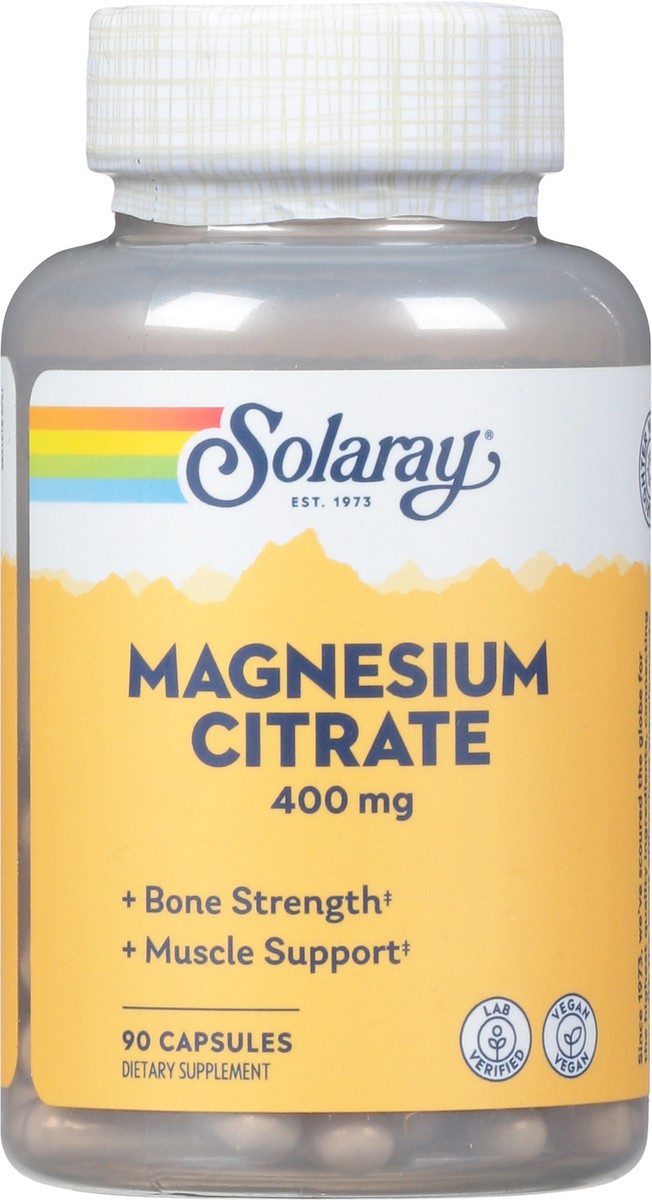 slide 6 of 9, Solaray Citrate Magnesium, 90 ct