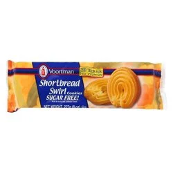 VOORTMAN Bakery Zero Sugar Shortbread Cookies 8 oz