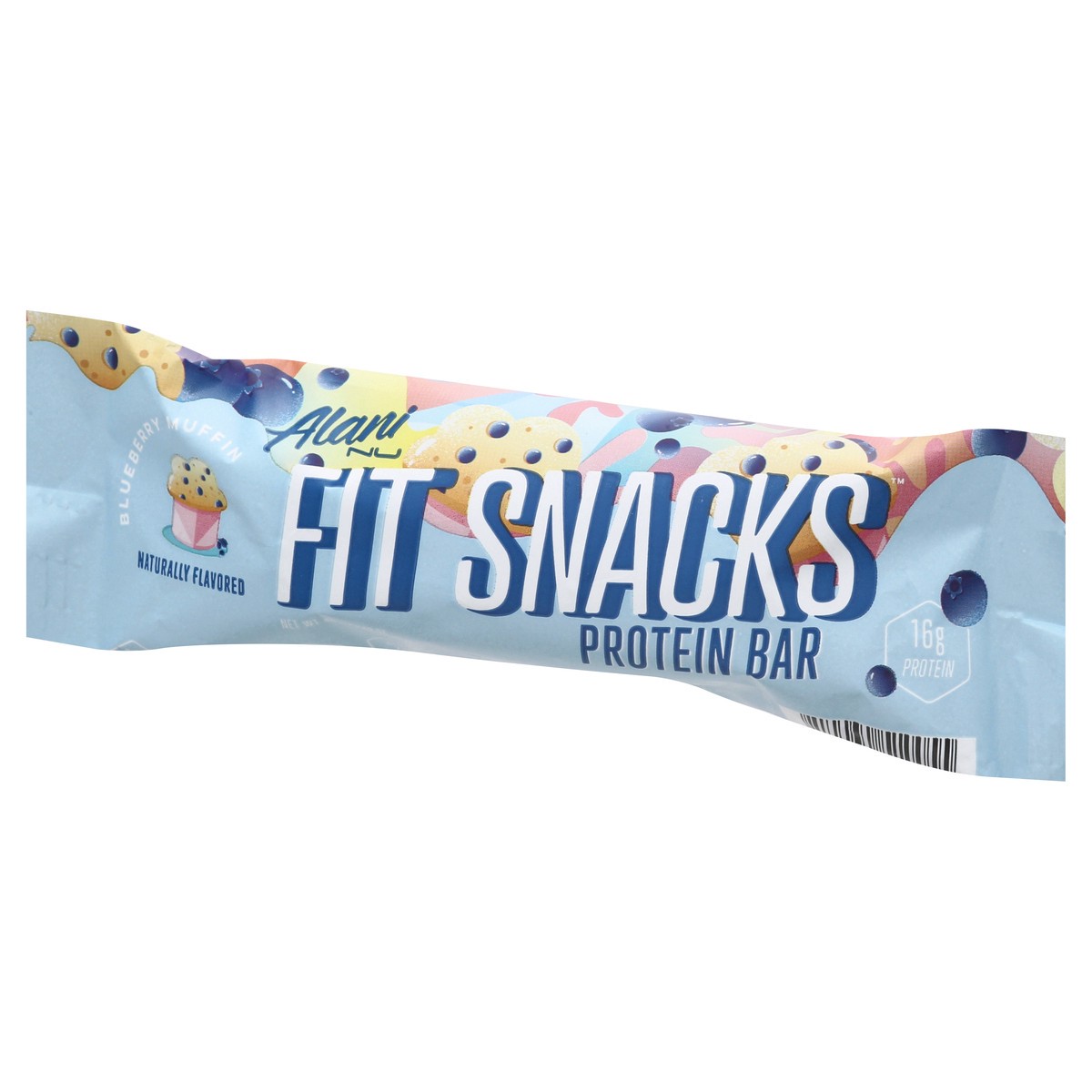 slide 2 of 13, Alani Nu Fit Snacks Protein Bar Blueberry Muffin, 46 g