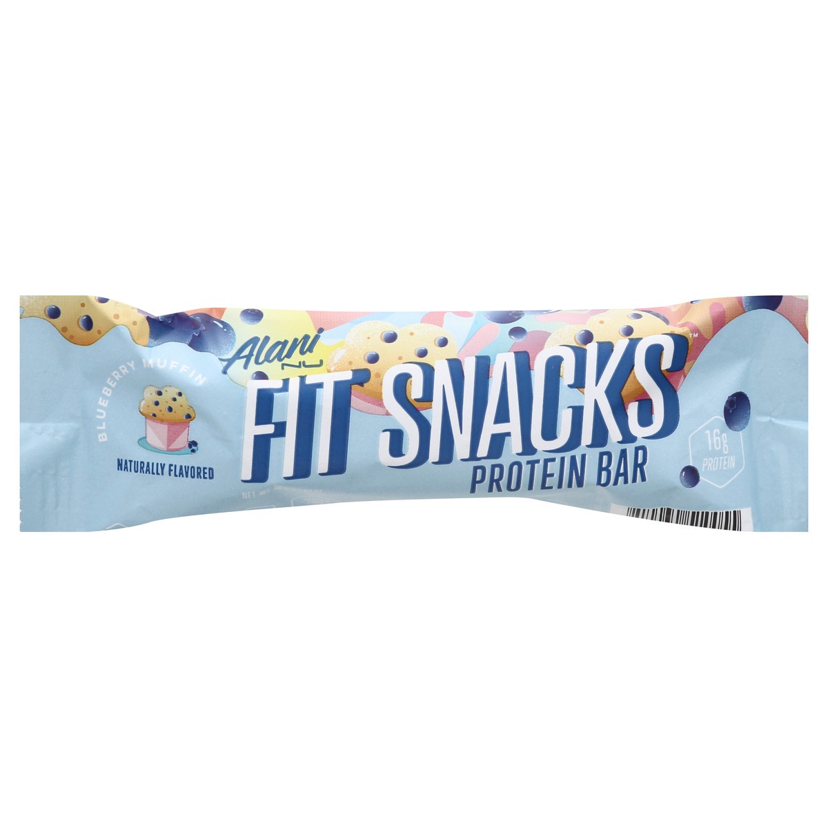 slide 6 of 13, Alani Nu Fit Snacks Protein Bar Blueberry Muffin, 46 g
