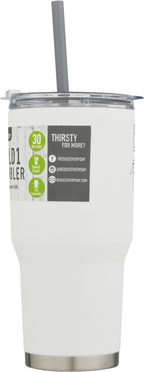 slide 5 of 12, Reduce Tumbler, 3-In-1 Lid, 34 Ounce, 34 oz