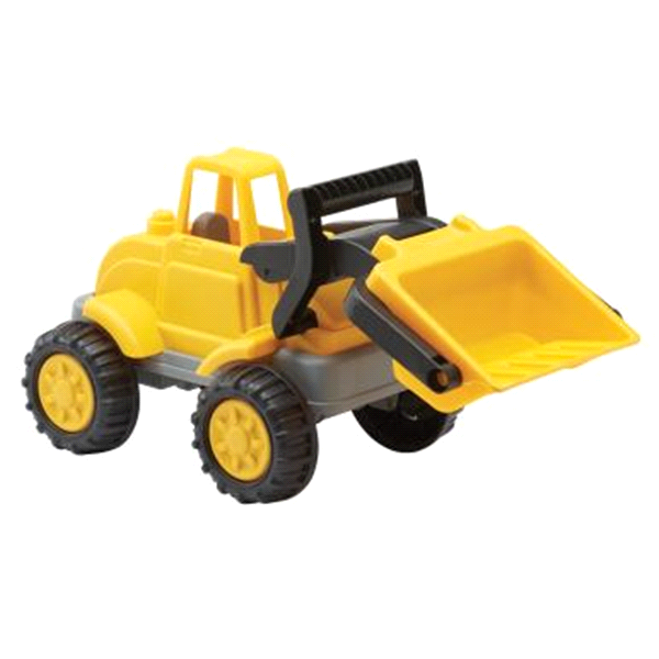 slide 1 of 1, American Plastic Toys Gigantic Loader Heavy Duty Construction Vehicle, Yellow, 1 ct