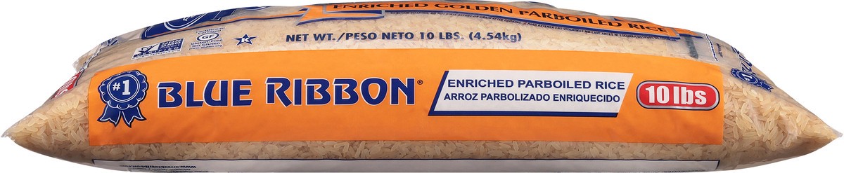 slide 7 of 12, Blue Ribbon Parboiled Enriched Golden Rice 10 lb, 10 lb