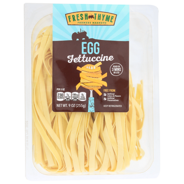 slide 1 of 1, La Pasta Fresh Thyme Farmers Market Egg Fettuccine, 9 oz