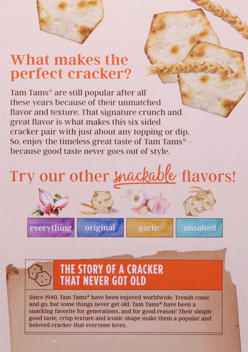 slide 3 of 9, Manischewitz Onion Tamtam Snack Craker, 9.6 oz