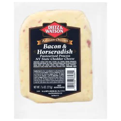 Dietz & Watson Bacon & Horseradish Cheese 7.6 oz