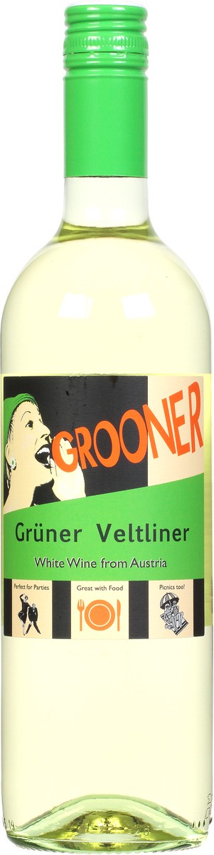 slide 10 of 10, Grooner Gruner Veltliner White Wine 750 ml, 750 ml