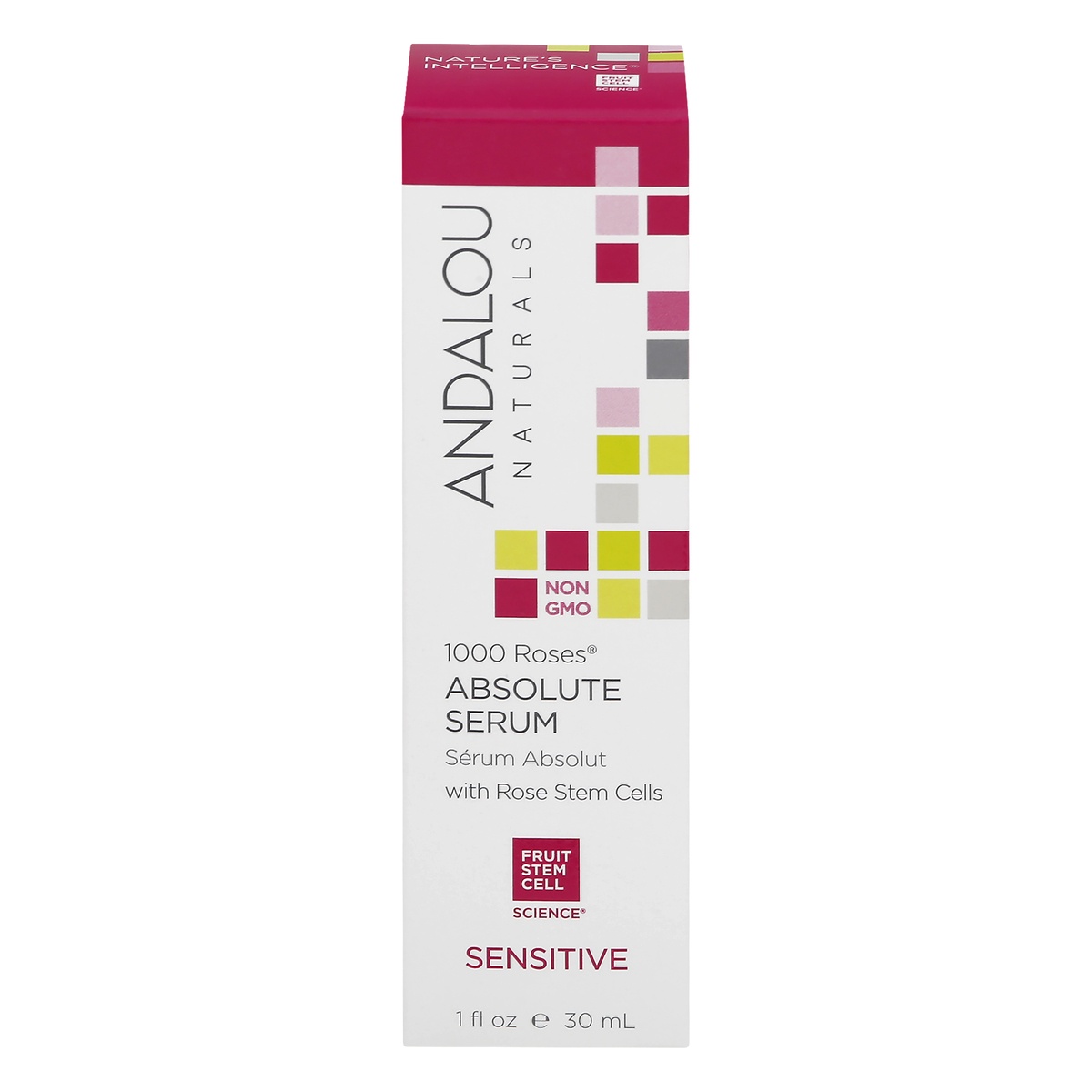 slide 1 of 1, Andalou Naturals Absolute Serum, 1000 Roses, Sensitive, 1 oz