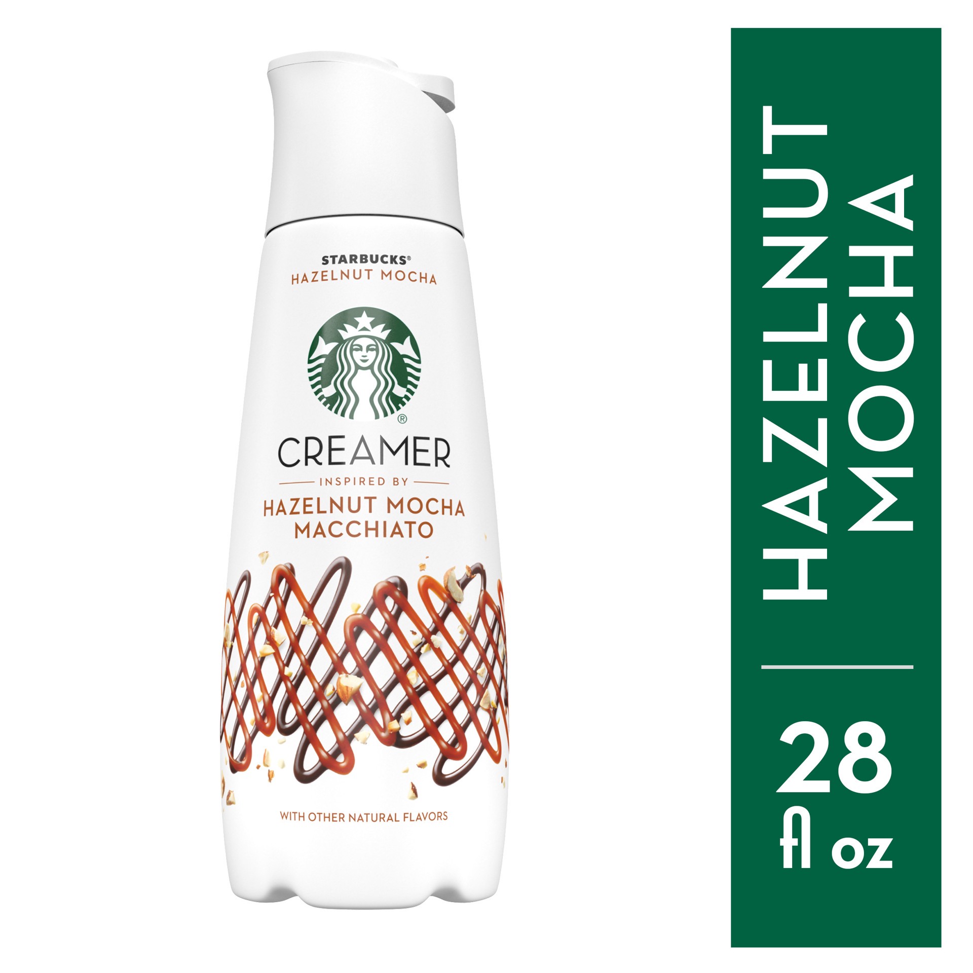 slide 1 of 2, Starbucks Hazelnut Mocha Flavored Liquid Coffee Creamer, 28 oz