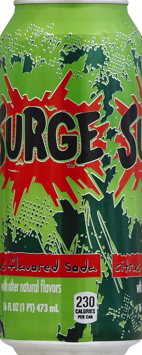 slide 3 of 4, SURGE Soda 16 oz, 16 oz