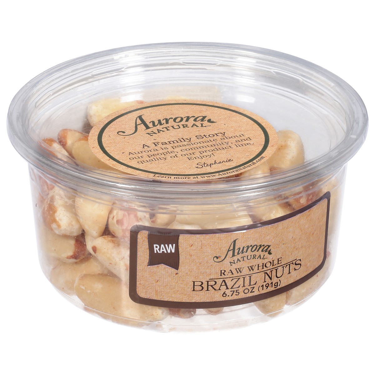 slide 5 of 9, Aurora Natural Raw Whole Brazil Nuts - 6.75 oz, 6.75 oz