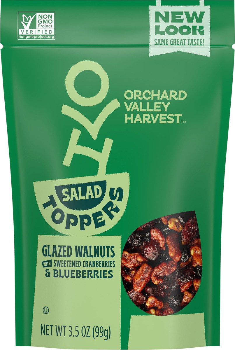 slide 8 of 9, Orchard Valley Harvest Glazed Walnuts Salad Toppers 3.5 oz, 3.5 oz