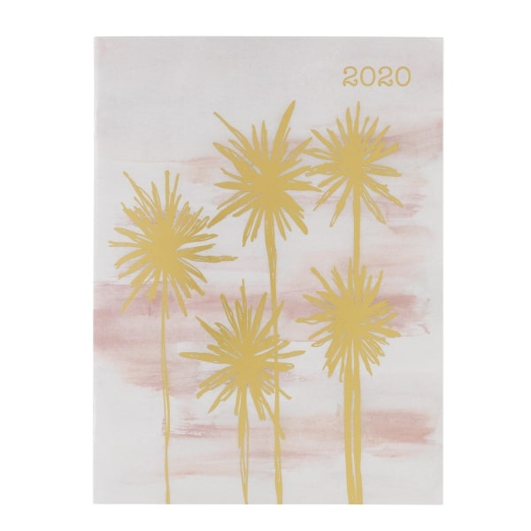 slide 1 of 2, Office Depot Monthly Planner, 8-1/2'' X 6-3/8'', Palm Trees, January To December 2020, Dd191019-002, 1 ct