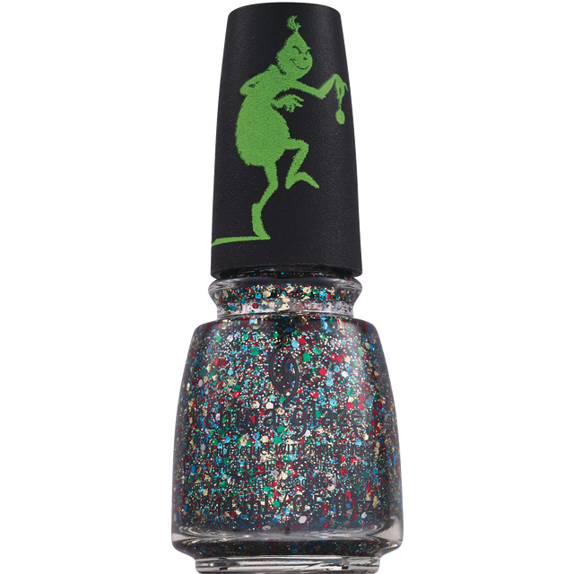 slide 1 of 1, China Glaze Resting Grinch Face Nail Lacquer, 1 ct