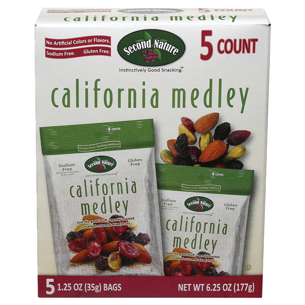 slide 1 of 4, Second Nature California Medley Trail Mix, 5 ct; 1.5 oz