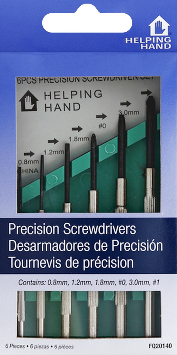 slide 7 of 8, Helping Hand Precision Screwdrivers, 6 ct