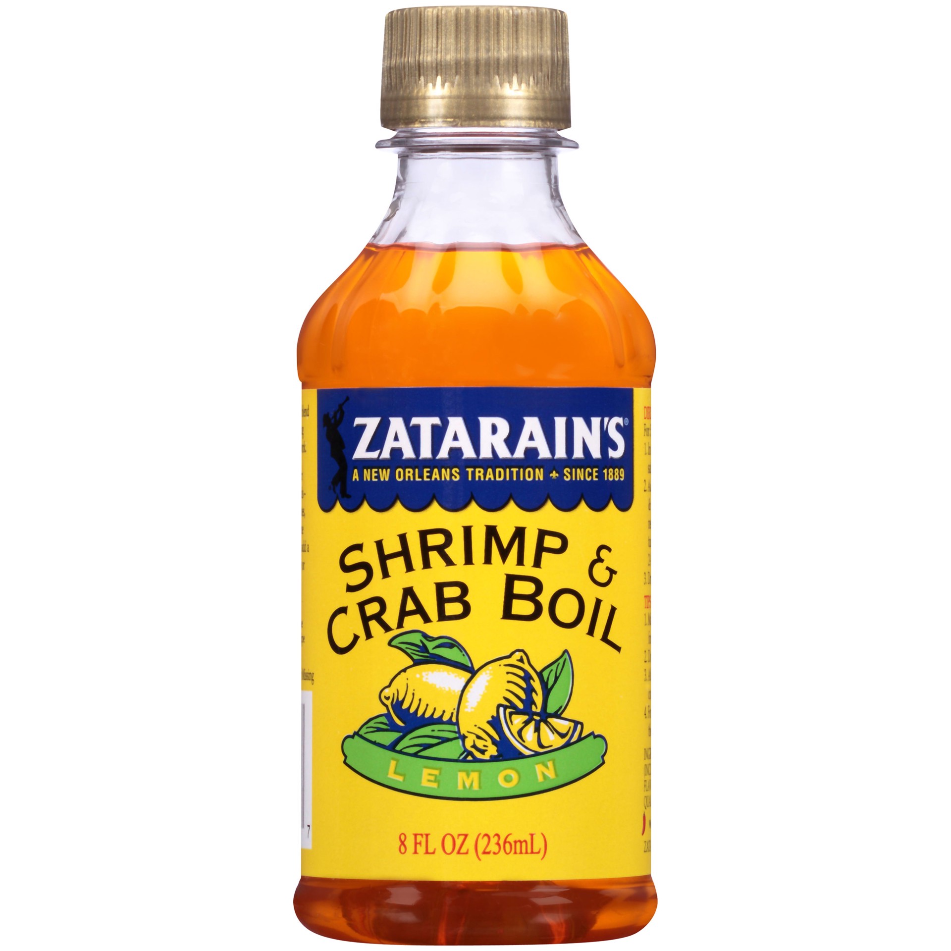slide 1 of 5, Zatarain's New Orleans Style Liquid Crab Boil With Lemon, 8 oz