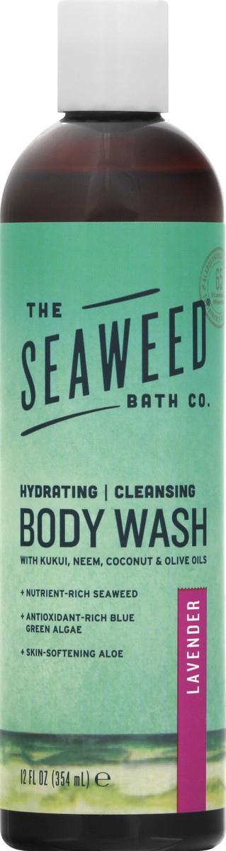 slide 6 of 9, The Seaweed Bath Hydrating Cleansing Lavender Body Wash 12 oz, 12 oz