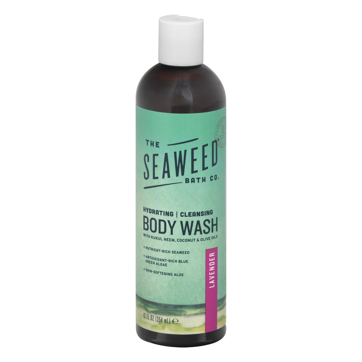 slide 1 of 9, The Seaweed Bath Hydrating Cleansing Lavender Body Wash 12 oz, 12 oz