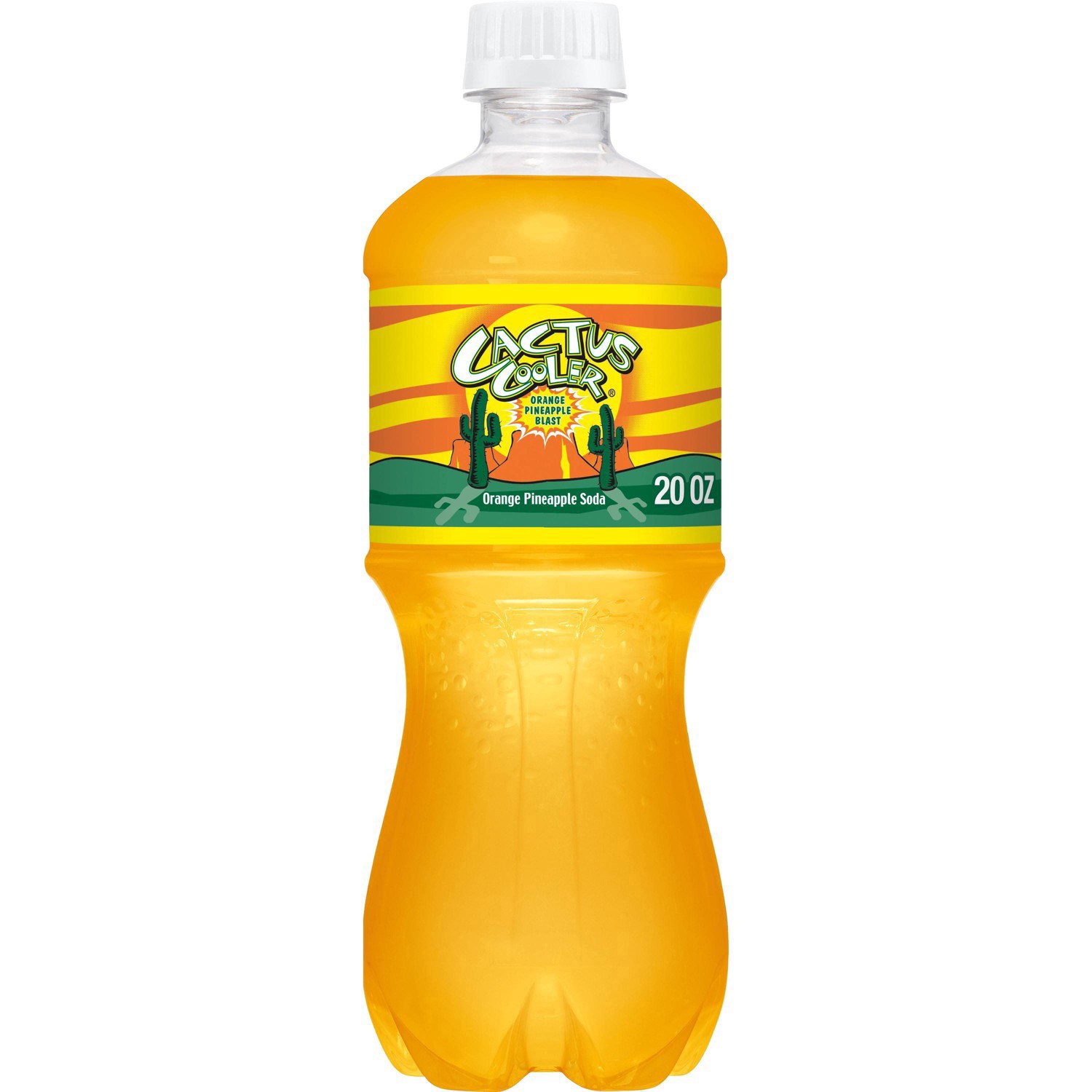 slide 4 of 5, Cactus Cooler Orange Pineapple Blast Soda 20 fl oz, 20 fl oz