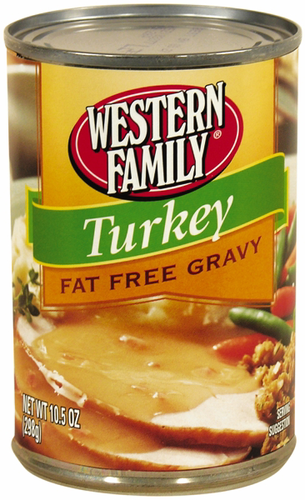 slide 1 of 1, Western Family Gravy Turkey, 10.5 oz