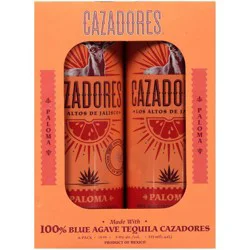 Cazadores Paloma Tequila 4 - 12 oz Cans