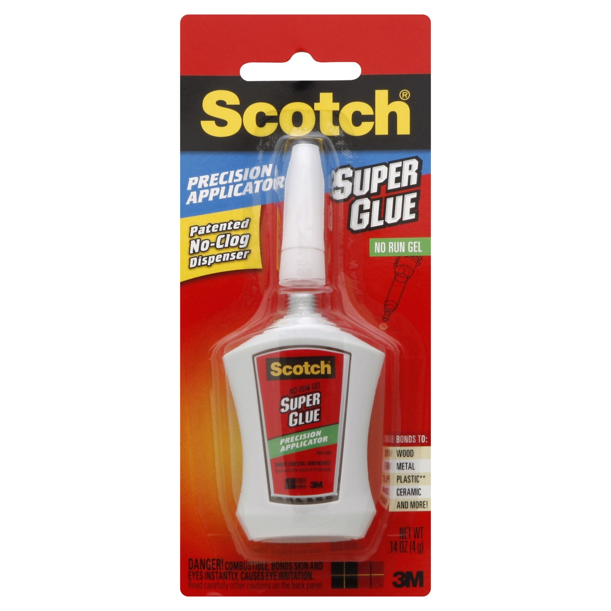 slide 2 of 2, Scotch Super Glue 14 oz, 0.14 oz