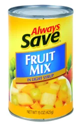 Always Save Fruit Mix In Light Syrup
