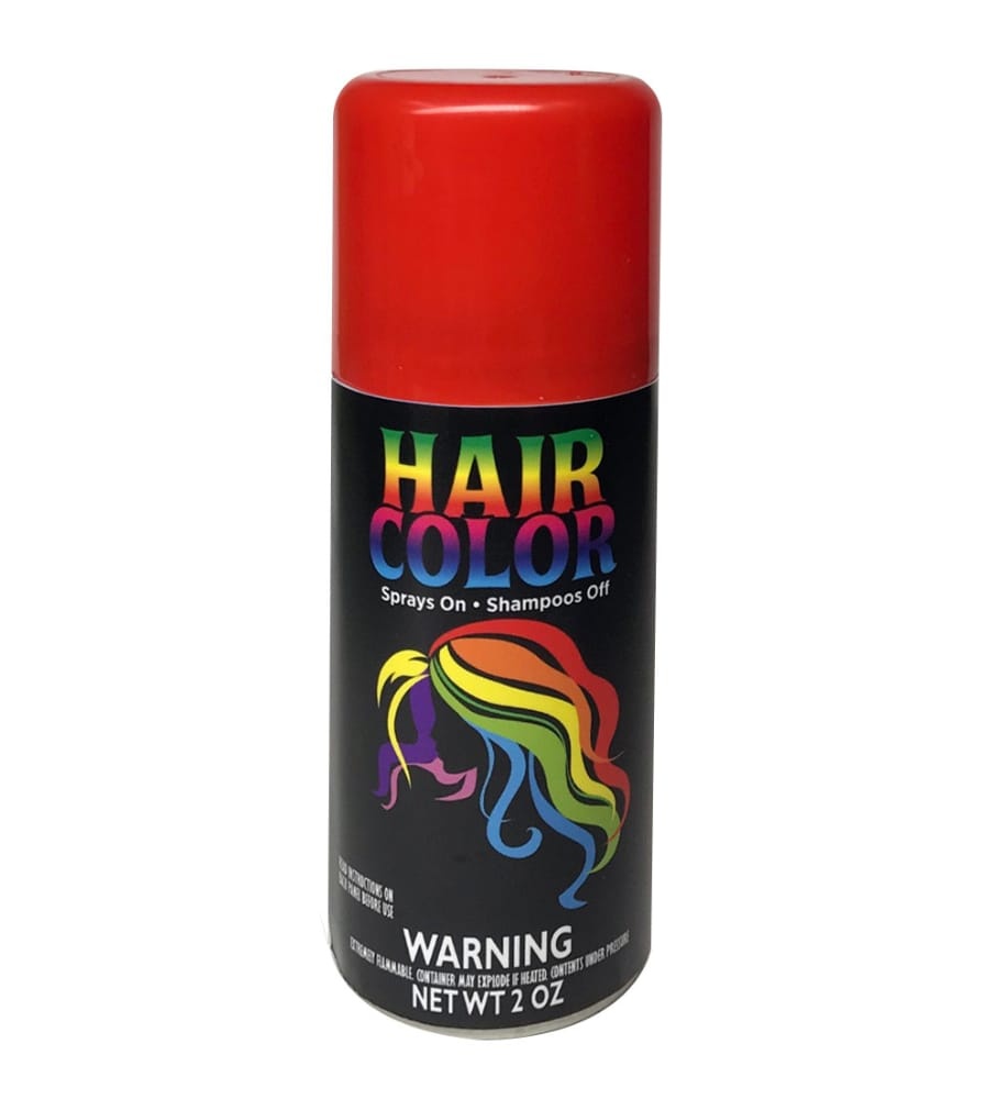 slide 1 of 1, Fun World Temporary Red Hair Color Hairspray, 2 oz