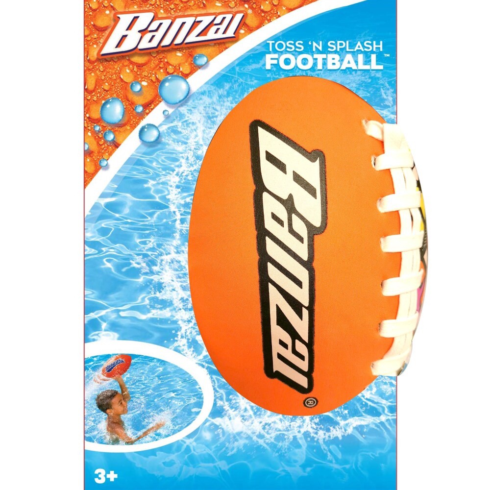 slide 1 of 4, Banzai Aqua Football, 1 ct