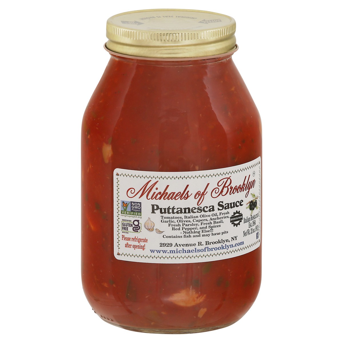 slide 6 of 12, Michael's of Brooklyn Michaels Of Brooklyn Puttanesca Pasta Sauce, 32 oz