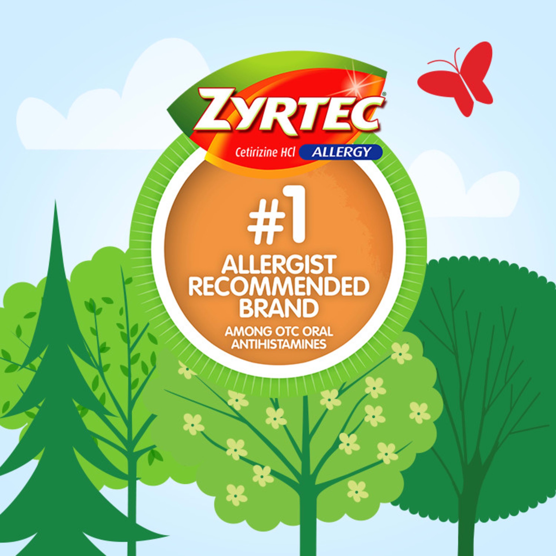 slide 5 of 5, Zyrtec Original Prescription Strength 10 mg Dissolve Tabs Citrus Flavor Allergy 24 ea, 24 ct