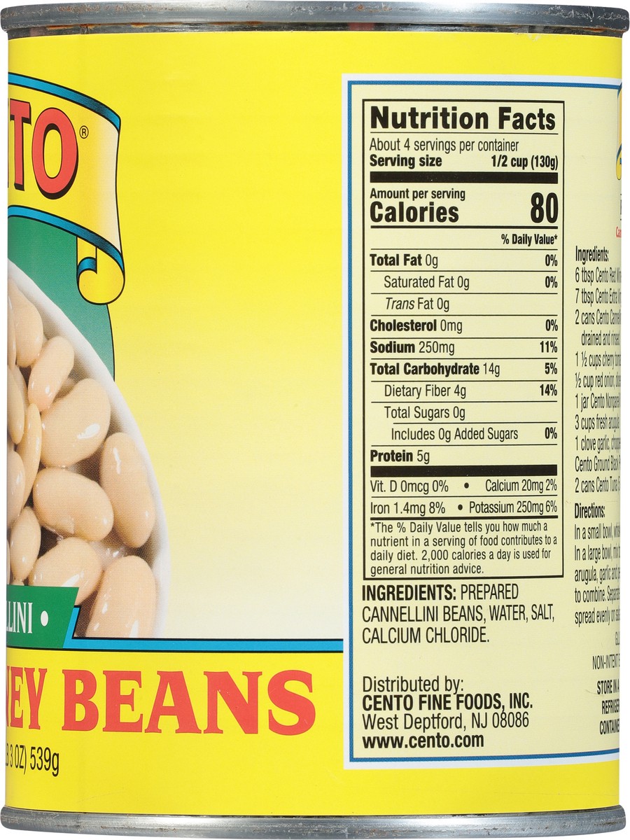 slide 7 of 9, Cento Beans Cannellini - 19 Oz, 19 oz