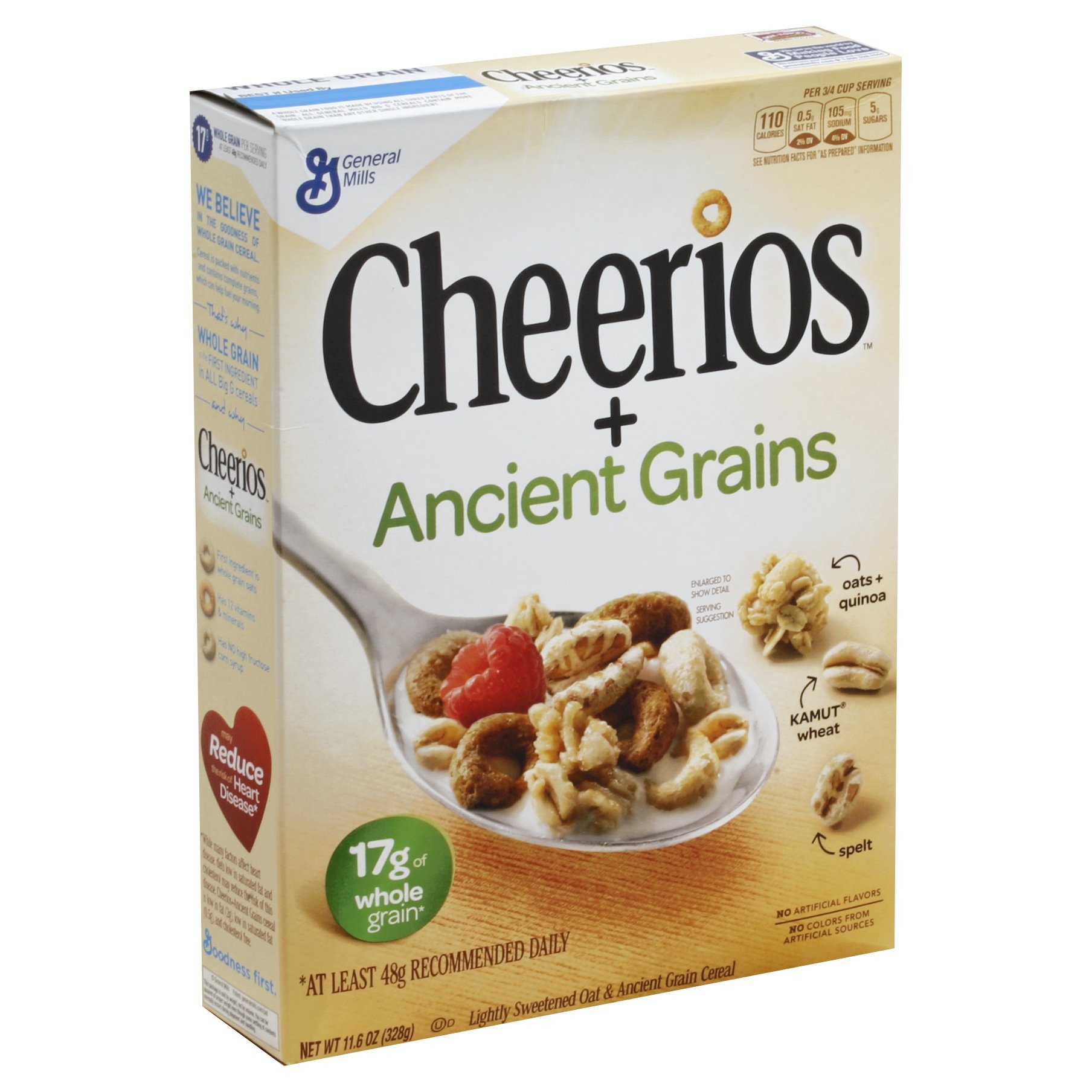 slide 1 of 1, Cheerios + Ancient Grains, 11.5 oz