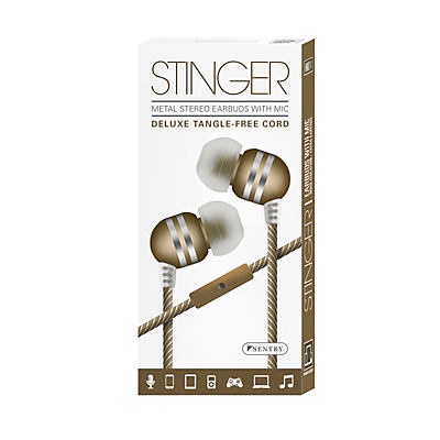 Sentry best sale metal earbuds