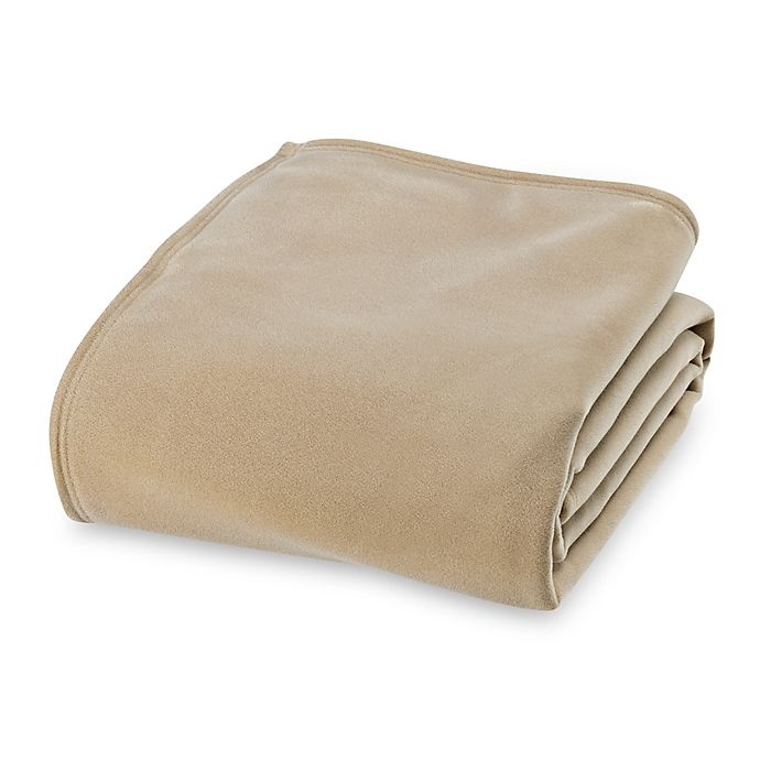 slide 1 of 1, Vellux Original Twin Blanket - Tan, 1 ct