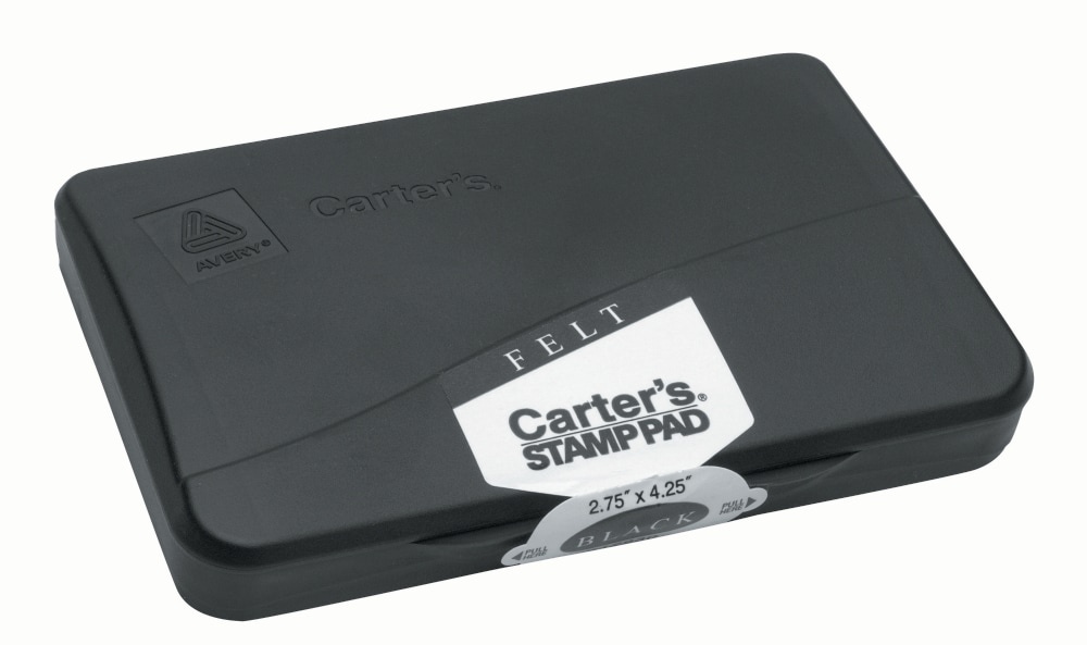 slide 1 of 1, Avery Carter's Felt Stamp Pad - Black, 1 ct