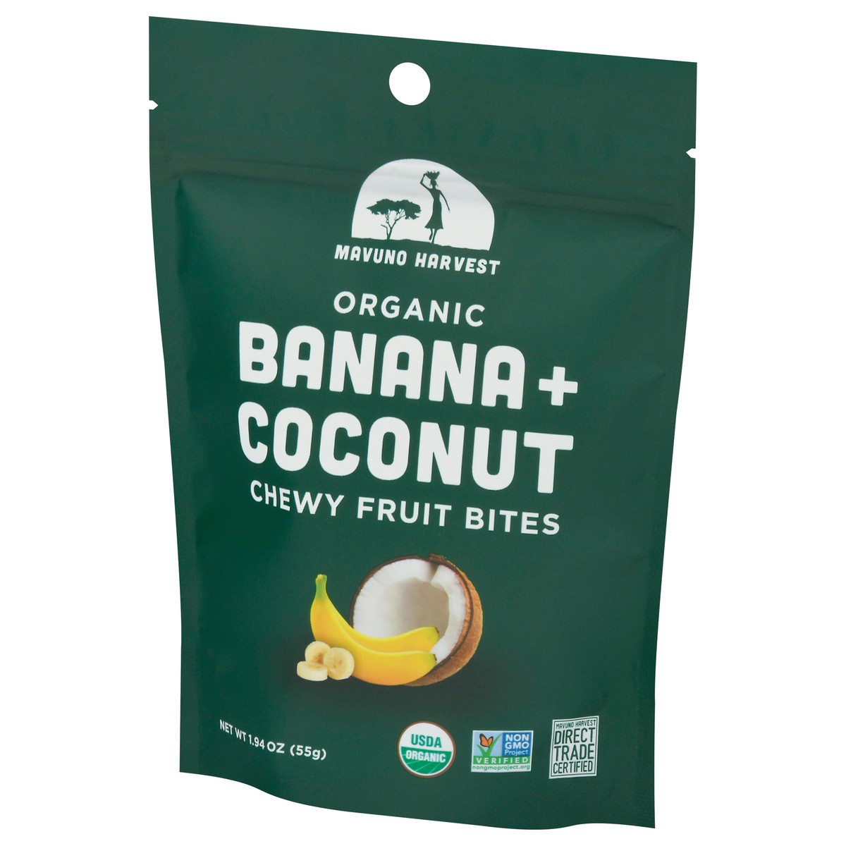 slide 7 of 9, Mavuno Harvest Banana Coconut Fruit, 1.94 oz